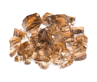 Grand Canyon 1/2-inch Terra Copper Reflective Glass | 10 lb Bag