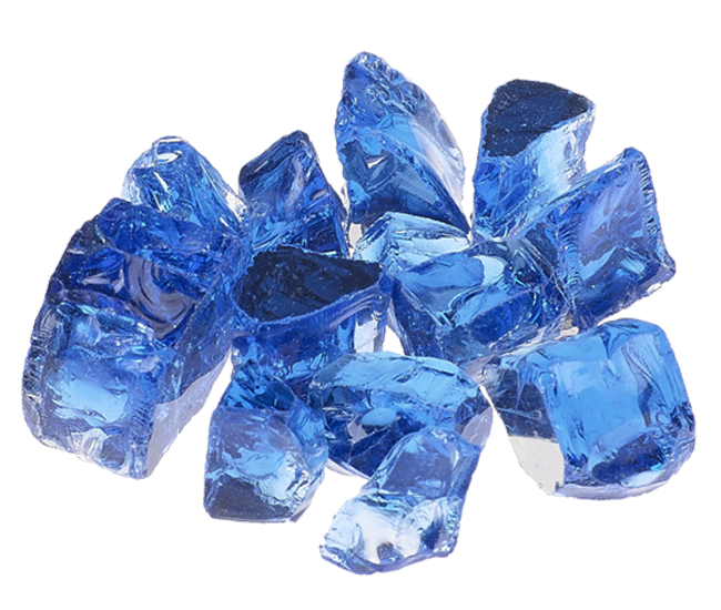 Grand Canyon 1/2-inch Poseidon Apollo Reflective Glass | 10 lb Bag