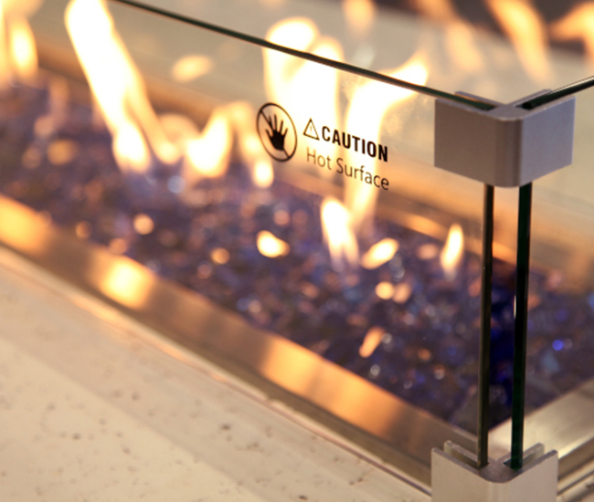 Grand Canyon Rectangular Glass Wind Guard – 36-inch