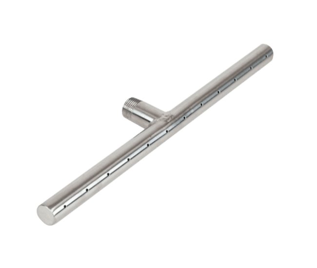 Grand Canyon Stainless Steel Outdoor T-Style Fire Pit Burner, Propane