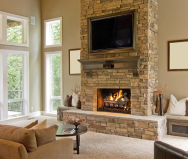 Grand Canyon Arizona Juniper Outdoor See-Thru Gas Log Set