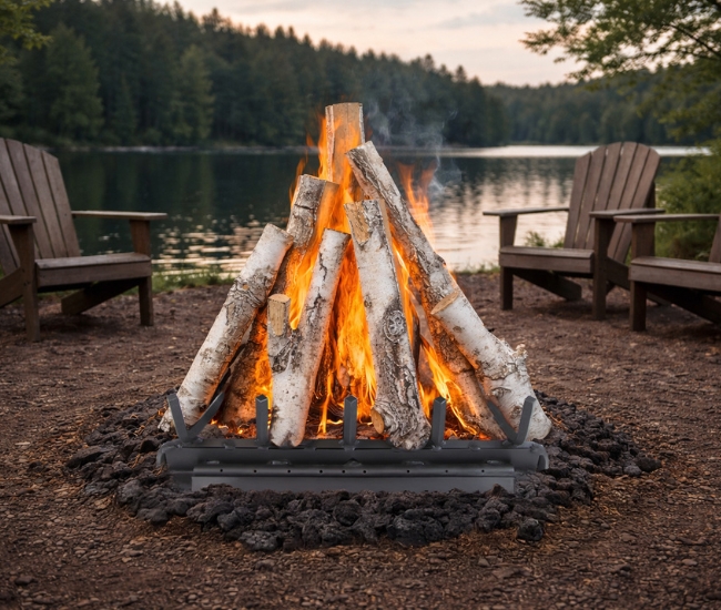 Grand Canyon Aspen Kiva 7 Piece Outdoor Gas Log Set