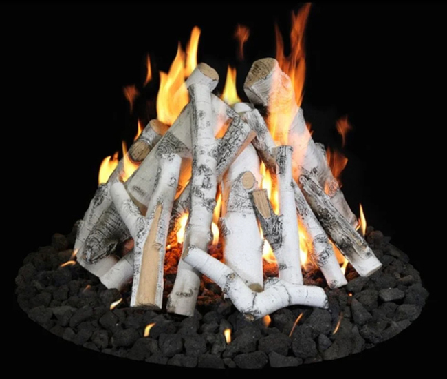 Grand Canyon Aspen Birch Firepit Gas Log Set