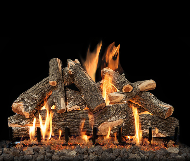 Grand Canyon Arizona Weathered Oak See-Thru Outdoor Gas Log Set Grand Canyon Arizona Weathered Oak See-Thru Outdoor Gas Log Set