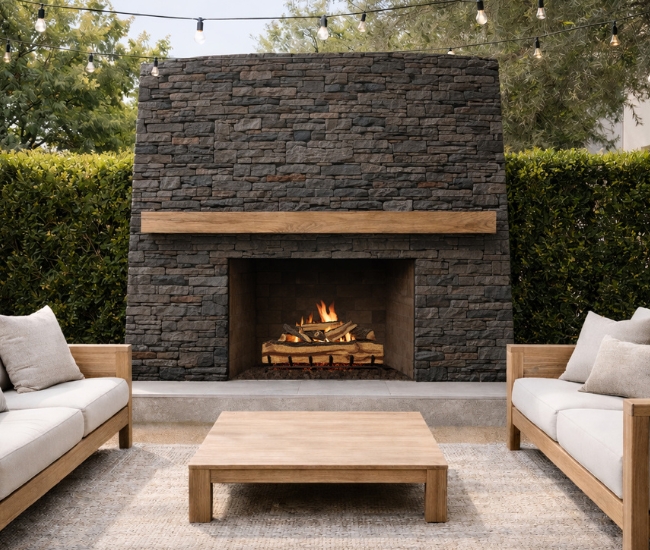 Grand Canyon Mountain Split Oak Outdoor Gas Log Set