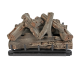 Grand Canyon Western Driftwood Outdoor See-Thru Gas Log Set