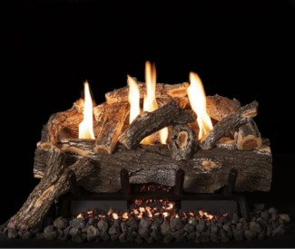 Grand Canyon Western Oak Outdoor Gas Log Set