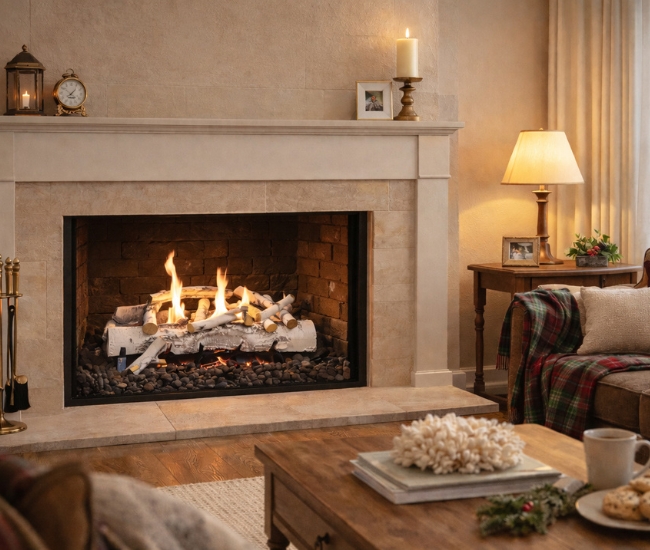 Grand Canyon Aspen Birch Ventless Log Set