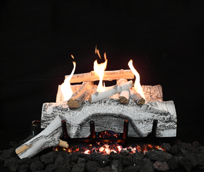 Grand Canyon Aspen Birch Ventless Log Set