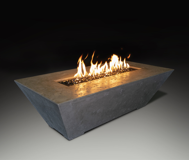 Grand Canyon 72-inch Rectangular Gray Fire Table (24-inch Height) Grand Canyon 72-inch Rectangular Gray Fire Table (24-inch Height)