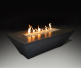 Grand Canyon 72-inch Rectangular Black Fire Table (24-inch Height)