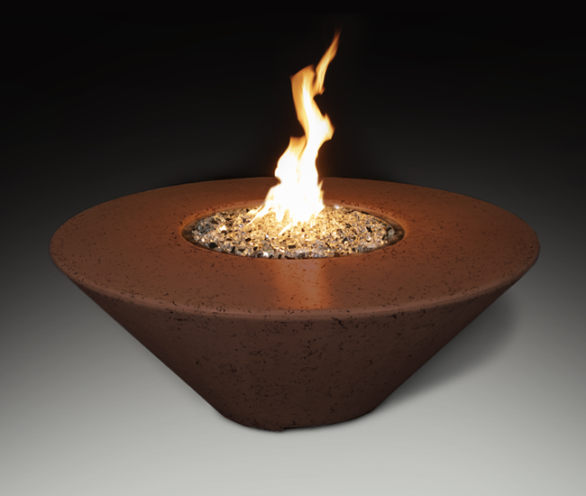 Grand Canyon 44-inch Rust Round Fire Table Grand Canyon 44-inch Rust Round Fire Table