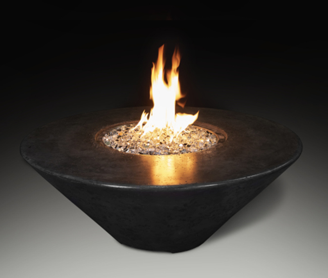 Grand Canyon 44-inch Black Round Fire Table Grand Canyon 44-inch Black Round Fire Table