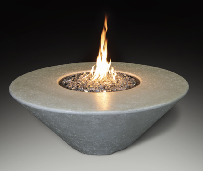 Grand Canyon 44-inch Bone Round Fire Table Grand Canyon 44-inch Bone Round Fire Table