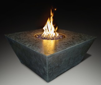 Grand Canyon 48-inch Square Black Fire Table