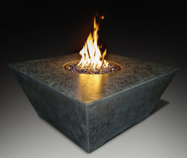 Grand Canyon 48-inch Square Black Fire Table Grand Canyon 48-inch Square Black Fire Table