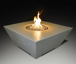 Grand Canyon 48-inch Square Bone Fire Table