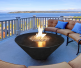 Grand Canyon 44-inch Gray Round Fire Table
